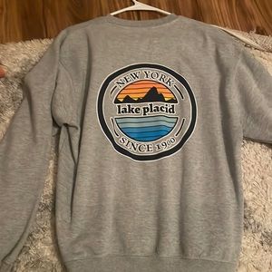 Lake Placid grey crewneck
